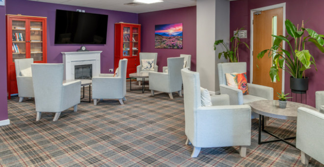 Public area at the Britannia Hotel Edinburgh 