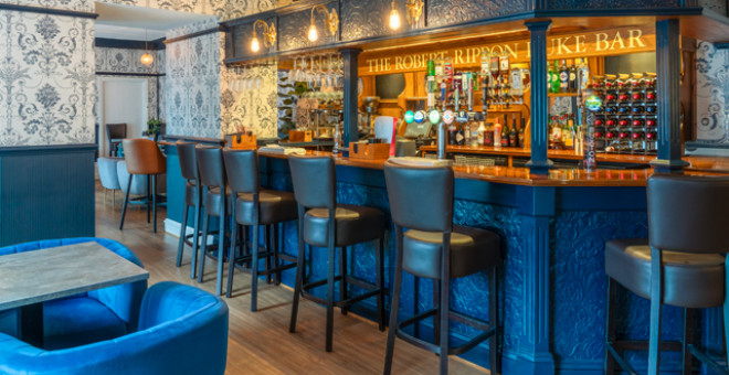 The Restaurant of the Palace Hotel Buxton 